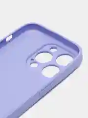 Лавандовый чехол для iPhone, силиконовый, со стеклянной панелью