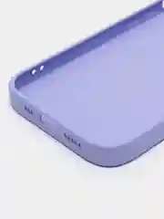 Лавандовый чехол для iPhone, силиконовый, со стеклянной панелью