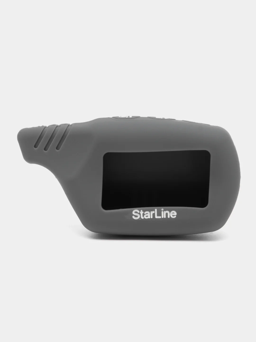 Серый чехол для брелка сигнализации Starline B9, A91, A61, B6, силиконовый