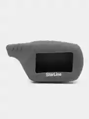 Серый чехол для брелка сигнализации Starline B9, A91, A61, B6, силиконовый