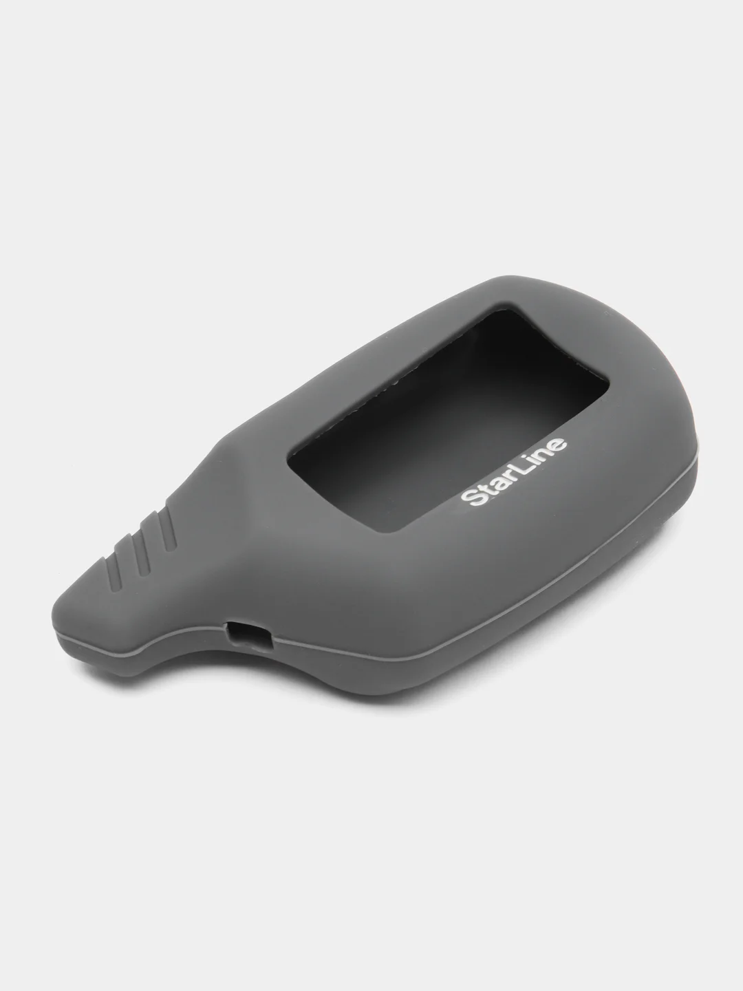 Серый чехол для брелка сигнализации Starline B9, A91, A61, B6, силиконовый