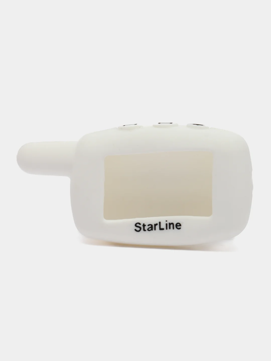 Белый чехол для брелка сигнализации Starline A9, A6, силиконовый