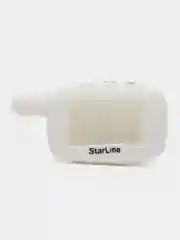 Белый чехол для брелка сигнализации Starline A9, A6, силиконовый
