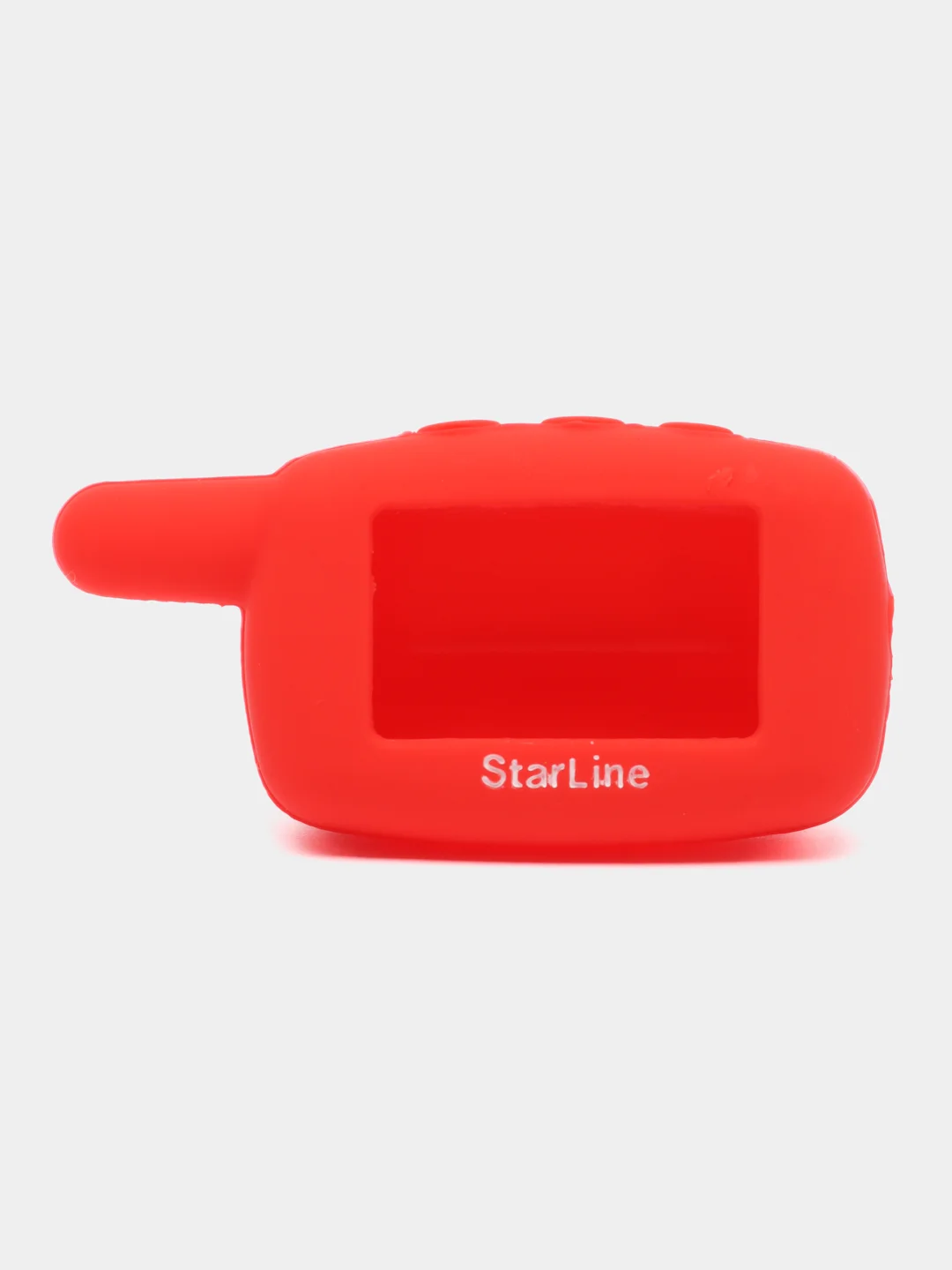 Красный чехол для брелка сигнализации Starline A9, A6, силиконовый