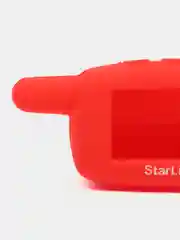 Красный чехол для брелка сигнализации Starline A9, A6, силиконовый