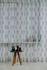 Тюль-сетка для гостиной, спальни, комнаты с вышивкой 330*250, для детской, цвет венге, вензель