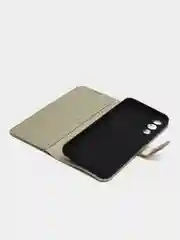 Золотой чехол-книжка с магнитной застежкой для Tecno Pova 4 (Техно Пова 4)