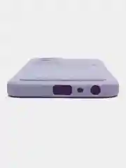 Сиреневый чехол для Realme 9i / Oppo A96 (Реалми 9 ай / Оппо А96), с карманом для карт