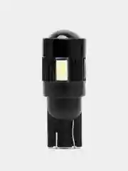 Серебряный светодиодная лампа W5W T10 / Габаритные огни LED