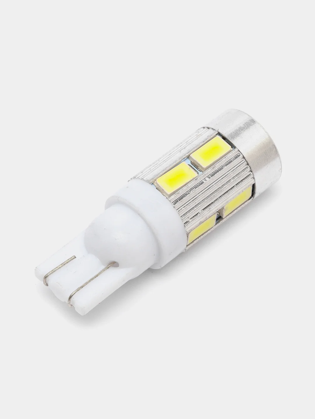 Белый светодиодные Габаритные лампочки W5W T10 LED подцветка салона и фар