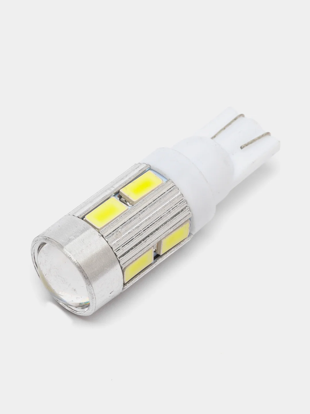 Белый светодиодные Габаритные лампочки W5W T10 LED подцветка салона и фар