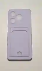 Багровый чехол TECNO SPARK 10C / SPARK 10 с карманом для карты и защита камеры