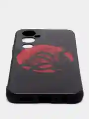 Синий меланж силиконовый чехол для Tecno Pova 4 Pro, с принтом, с рисунком (Техно Пова 4 Про)