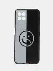 Золотистый хаки силиконовый чехол для Realme 8i / Narzo 50, с принтом, Реалми 8 ай / Нарзо 50)