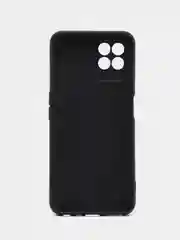 Пастельно-коралловый силиконовый чехол для Realme 8i / Narzo 50, с принтом, Реалми 8 ай / Нарзо 50)