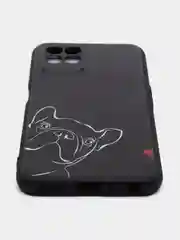 Песочный хаки силиконовый чехол для Realme 8i / Narzo 50, с принтом, Реалми 8 ай / Нарзо 50)