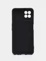 Серебряный силиконовый чехол для Realme 8i / Narzo 50, с принтом, Реалми 8 ай / Нарзо 50)