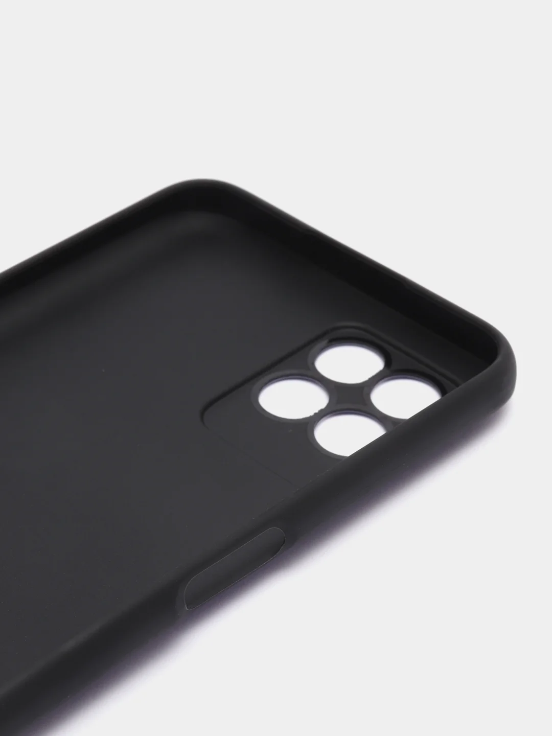 Серебряный силиконовый чехол для Realme 8i / Narzo 50, с принтом, Реалми 8 ай / Нарзо 50)