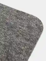 Серый коврик придверный