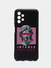 Золотой силиконовый чехол для Samsung Galaxy A13 4G, с принтом, с рисунком (Самсунг Галакси А13)