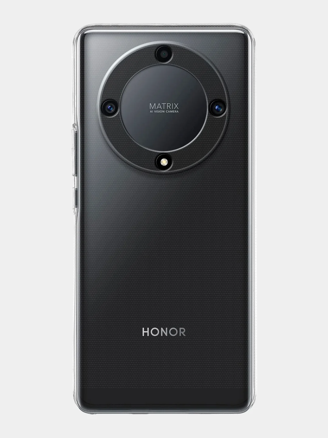 Прозрачный чехол для Honor X9a и Honor Magic5 Lite силиконовый BROSCORP с бортиком-защитой камер