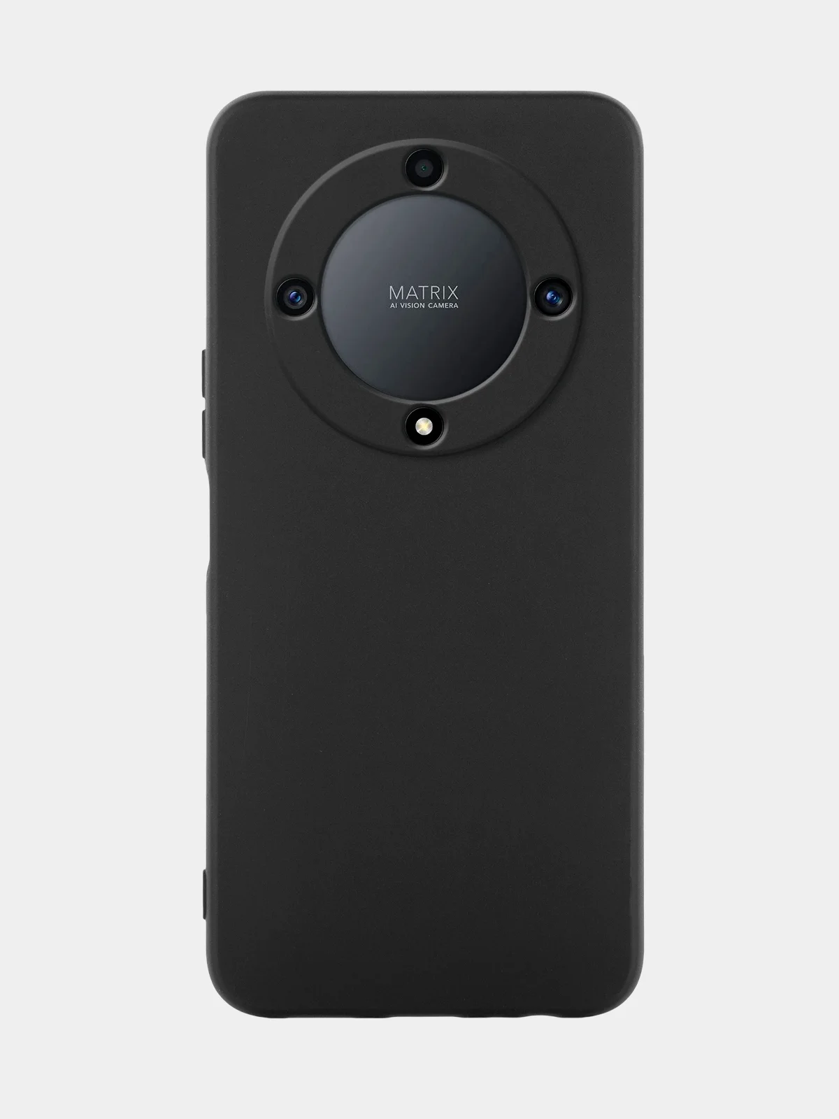 Фиолетовый чехол для Honor X9a 5G/Magic5 Lite силиконовый Broscorp, матовый, c бортиком-защитой камер