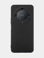 Фиолетовый чехол для Honor X9a 5G/Magic5 Lite силиконовый Broscorp, матовый, c бортиком-защитой камер