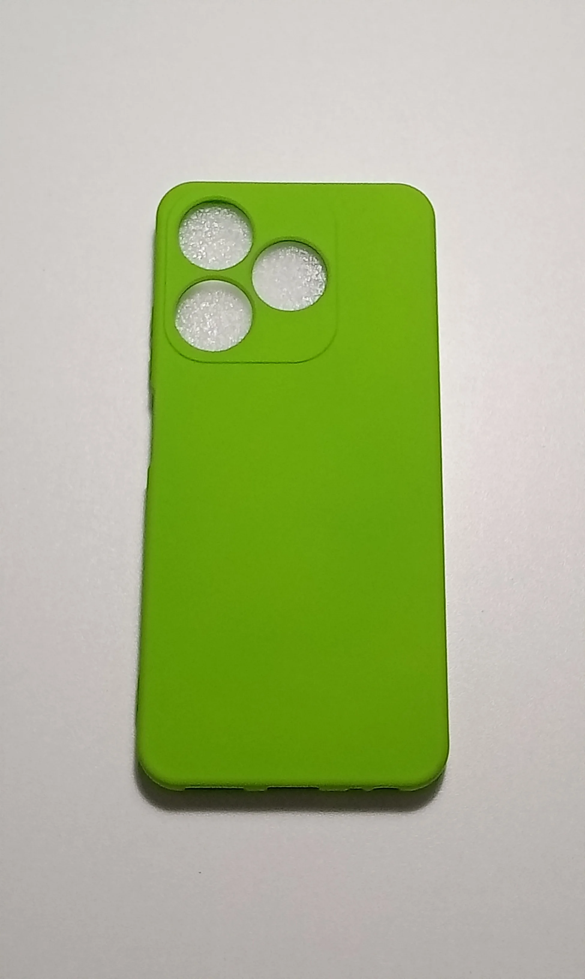 Зелёный хаки чехол TECNO SPARK 10C / SPARK 10 с защитой камеры и бархатом внутри