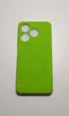 Зелёный хаки чехол TECNO SPARK 10C / SPARK 10 с защитой камеры и бархатом внутри