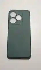 Зеленый чехол TECNO SPARK 10C / SPARK 10 с защитой камеры и бархатом внутри