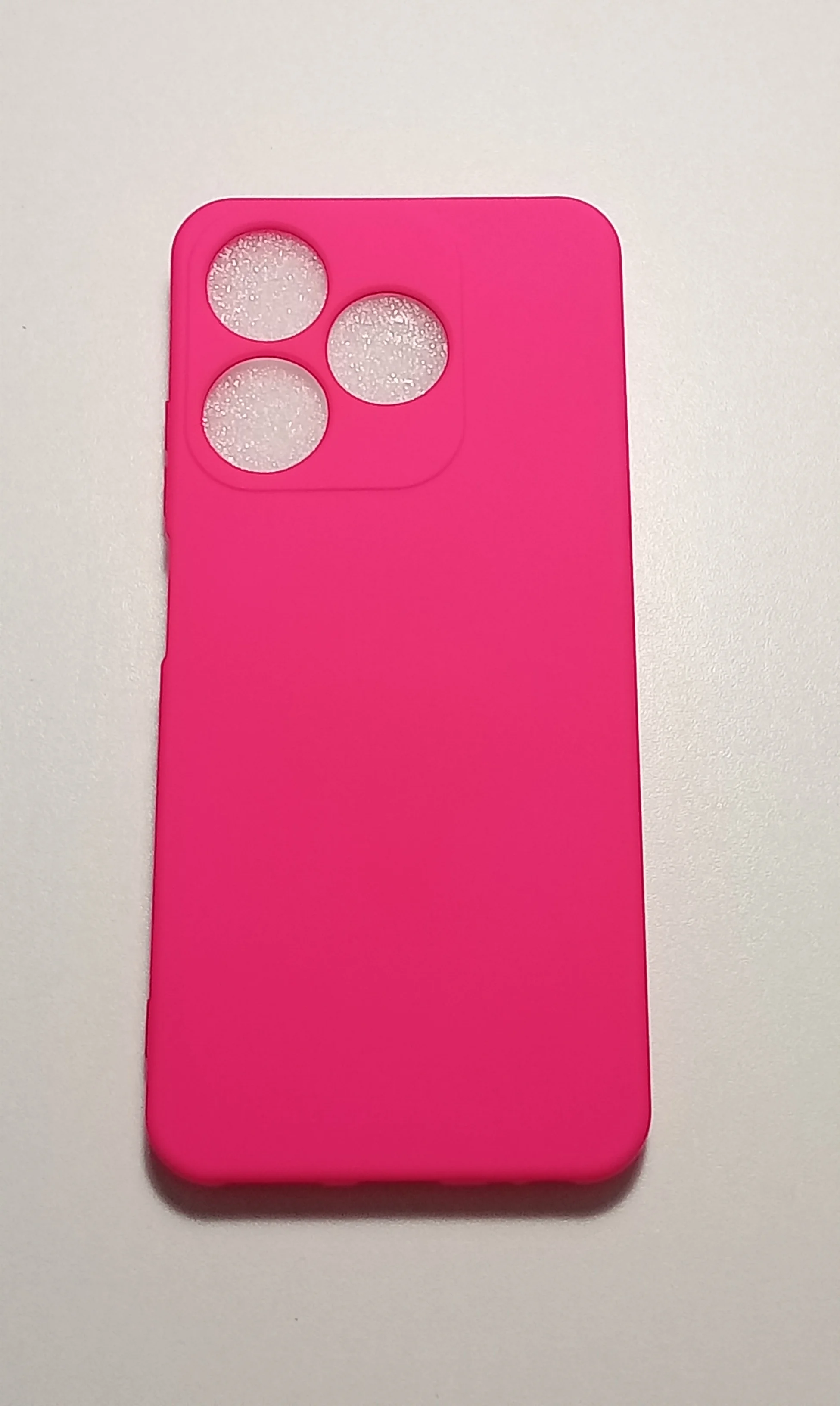 Алый чехол TECNO SPARK 10C / SPARK 10 с защитой камеры и бархатом внутри