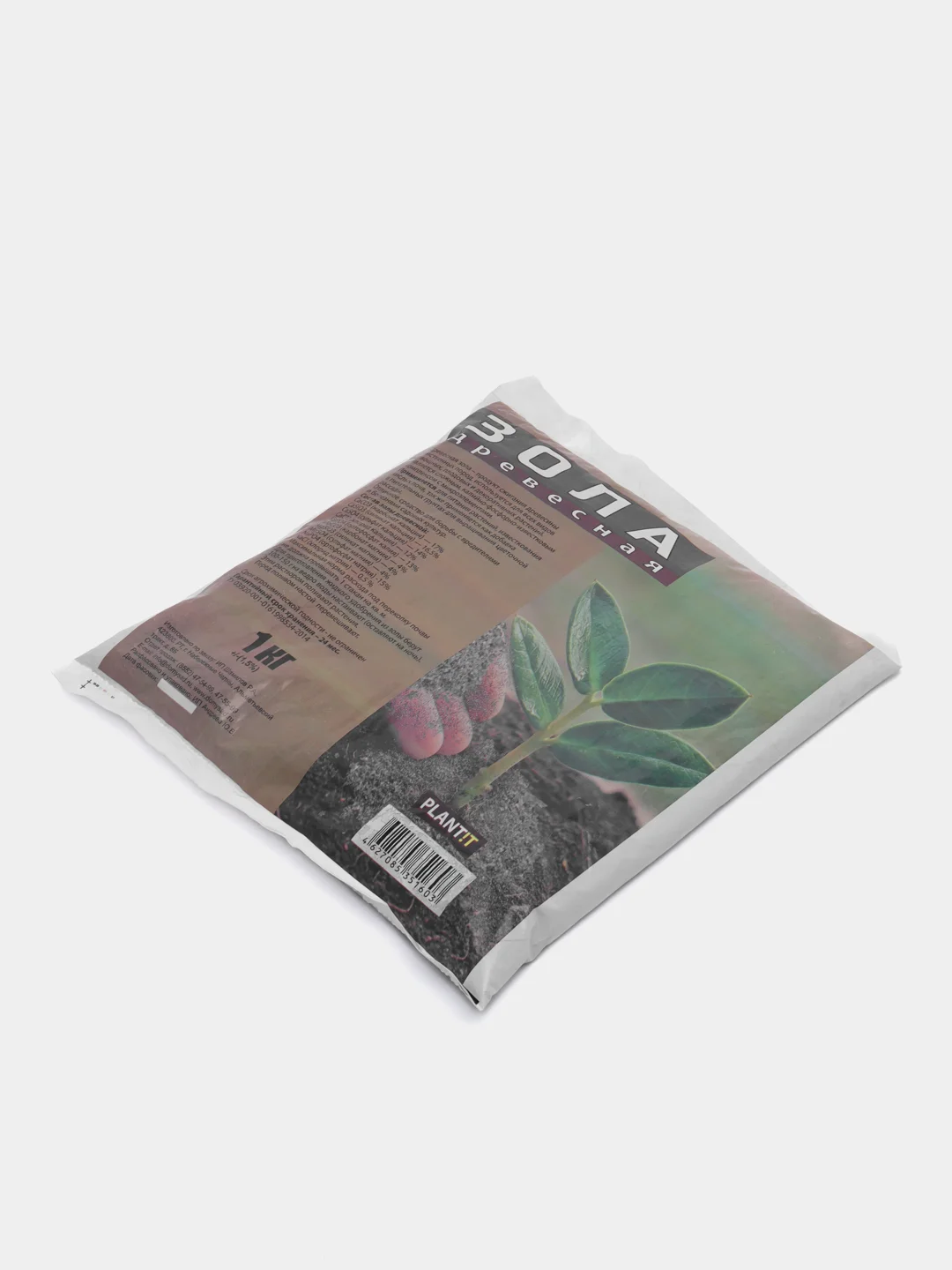 Зола Древесная 1 кг, PLANT!T, калийно-фосфорно-известковый комплекс с микроэлементами