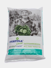Нитроаммофоска, 1 кг, N-22%, P-7%, K-12%+2S, Фертика