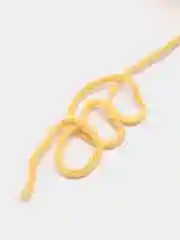 Лимонный хлопковый шнур для вязания, З мм / 100 м, хлопок