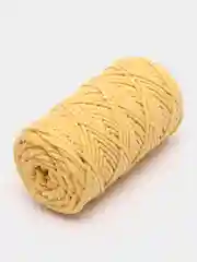 Лимонный хлопковый шнур для вязания, З мм / 100 м, хлопок