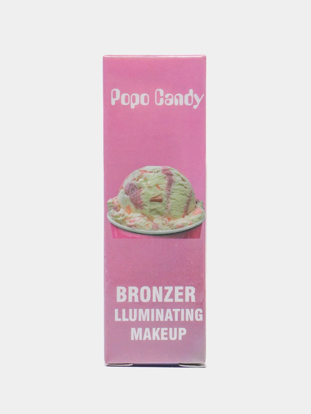 Кремовый хайлайтер для лица со спонжем Bronzer Popo Candy