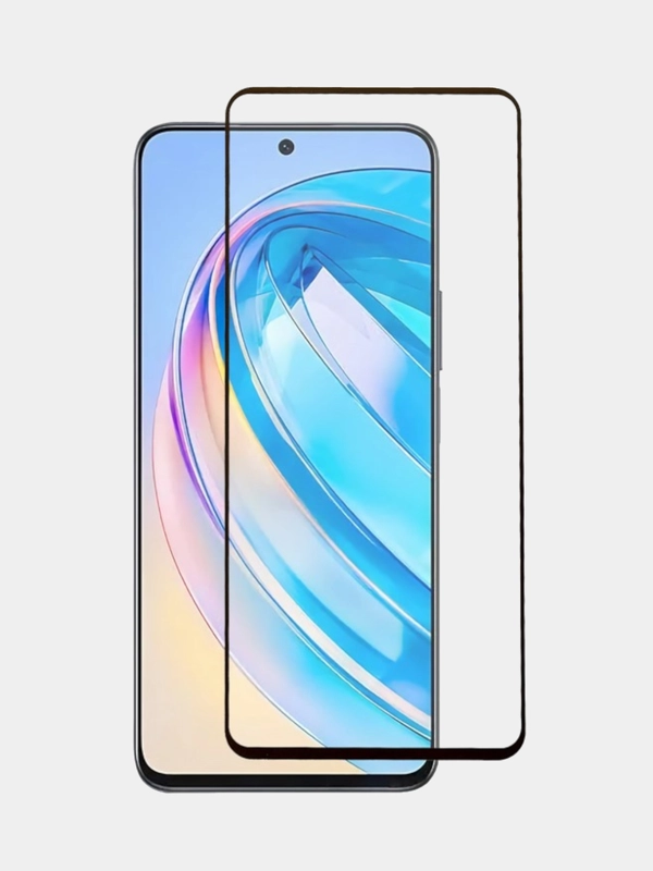 Защитное стекло 6D для Huawei Honor X8, X8a, Nova Y90 / Хуавей Хонор Х8, Х8а, Нова У90