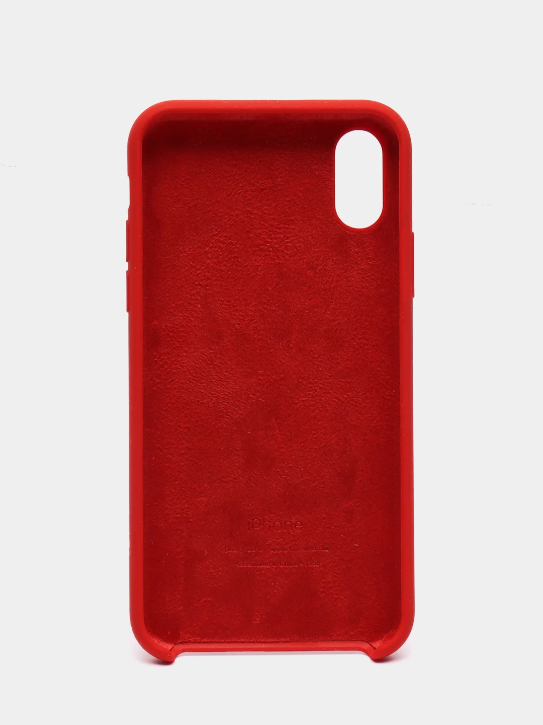 Красный чехол на iPhone X / XS, 11, 12 / 12 Pro, 12 Pro Max, 13, 13 Pro, 13 Pro Max