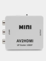 Переходник-адаптер с RCA AV тюльпанов на HDMI конвертер