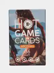 Светло-оранжевый карты игральные Hot Game Cards "Арсенал", 36 карт, 18+