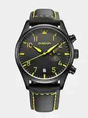 Желтый мужские наручные часы Ochstin 6043C в подарочной упаковке
