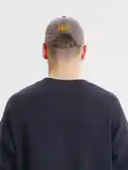 Приглушённый хаки мужская кепка, бейсболка с надписью "W"