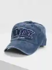 Синий мужская кепка, бейсболка с надписью "NEW YORK"