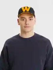 Черный мужская кепка, бейсболка с надписью "W"