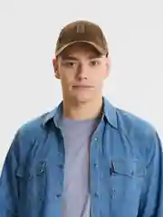 Коричневый мужская кепка, бейсболка