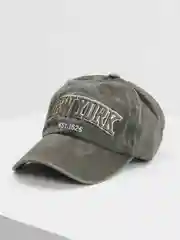 Тёмно-серый мужская кепка, бейсболка с надписью "NEW YORK"