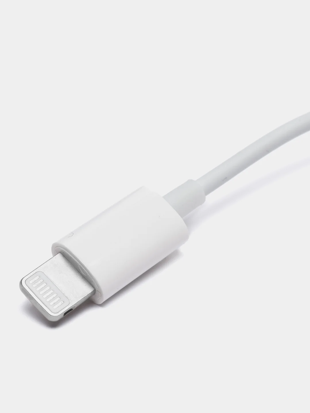 Белый переходник для наушников iPhone/lightning, aux 3,5 мм, аукс Айфон
