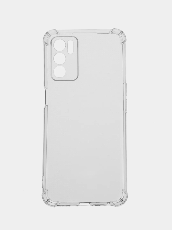 Чехол для Oppo A16, прозрачный, силиконовый