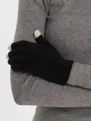Перчатки женские сенсорные черные