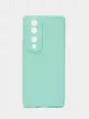 Бирюзовый чехол для Honor 70 Pro / 70 Pro Plus / Хонор 70 Про Плюс прозрачный силиконовый